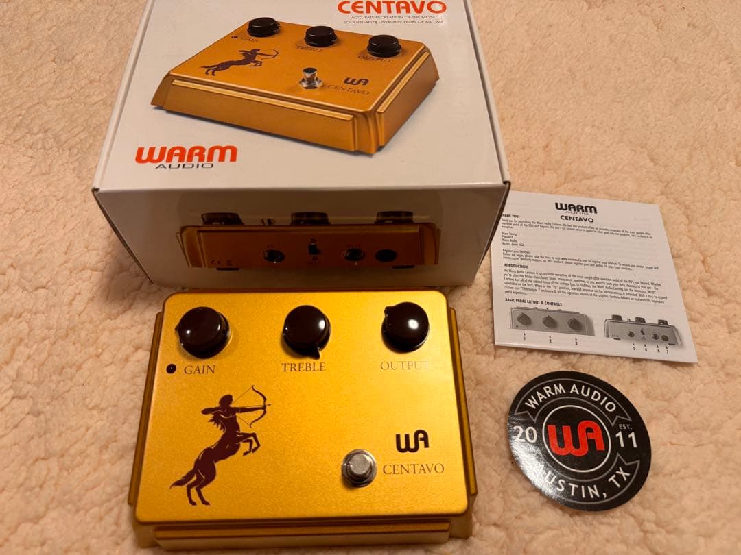 【極美品】WARM AUDIO CENTAVO ギターエフェクター