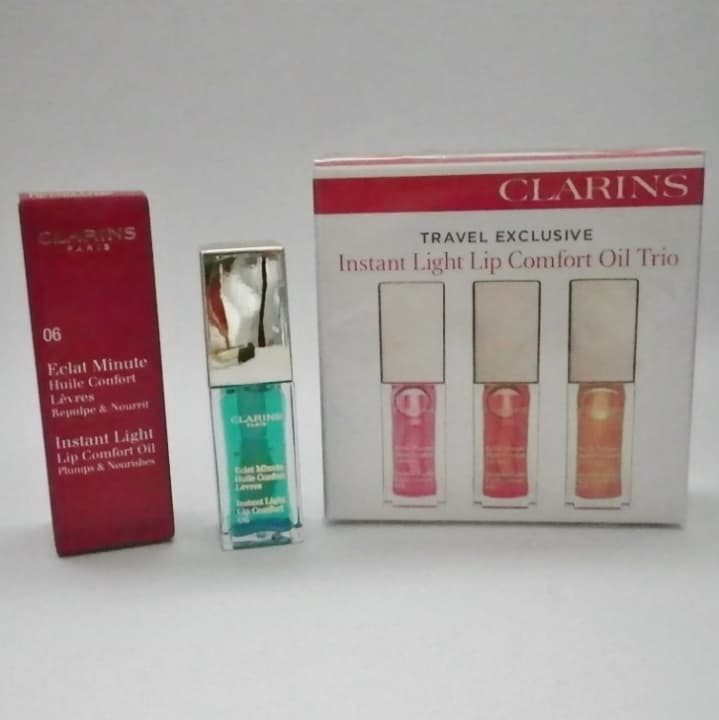 ４点セット新品クラランス リップオイル04/05/07/06限定ミント入手困難