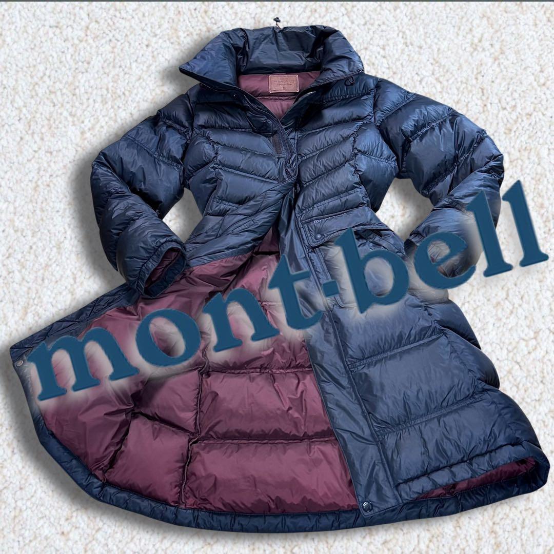 【美品】MONT-BELL EX800 ロングダウンコート　M