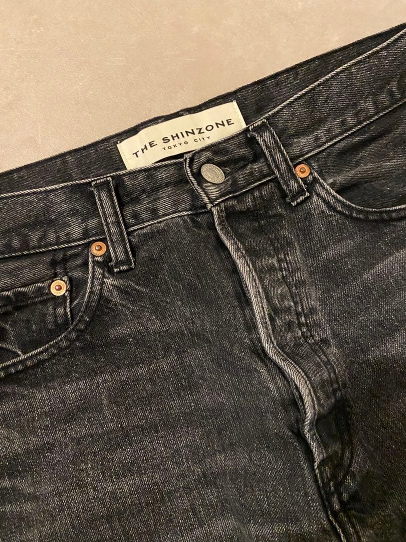 きのこTHE SHINZONE BAGGY JEANS ブラック32