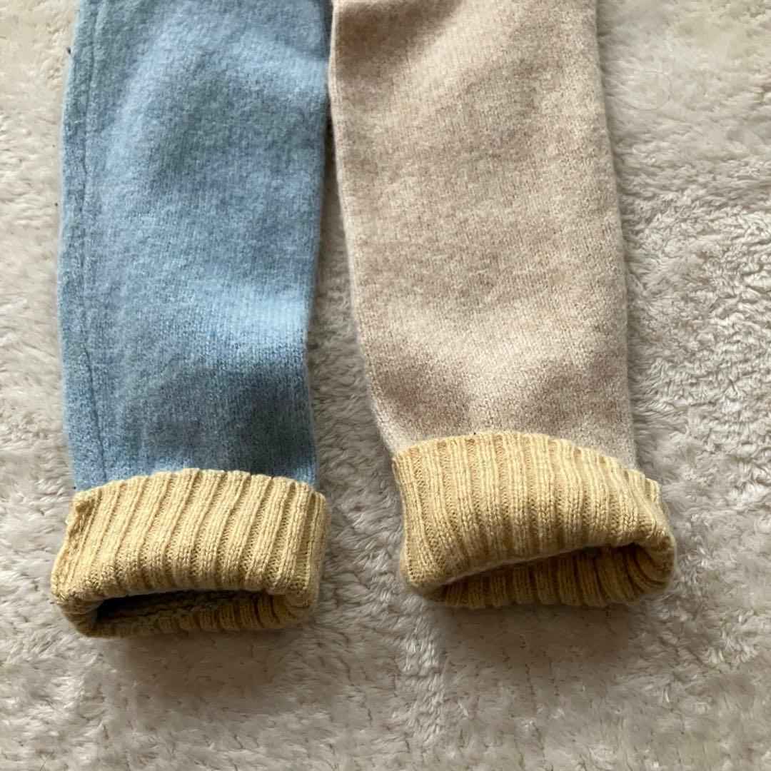 しゅんさま ERIBE SCOTLAND ウール ニット Vネック S M - メルカリ