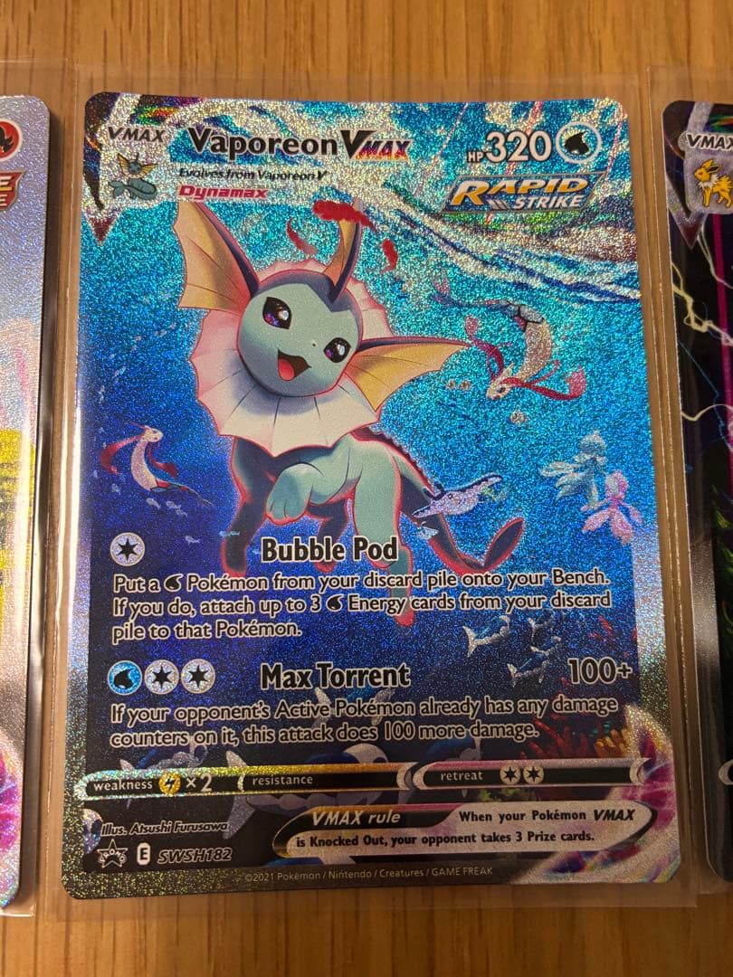 ポケモンカード☆夏ポケカ☆英語版 シャワーズ サンダース ブースター