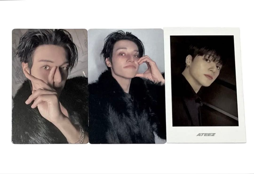ATEEZ GOLDEN HOUR ウヨン トレカ 3枚セット - メルカリ