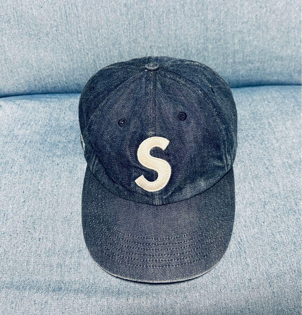 Supreme Kevlar Denim S Logo 6-Panel cap