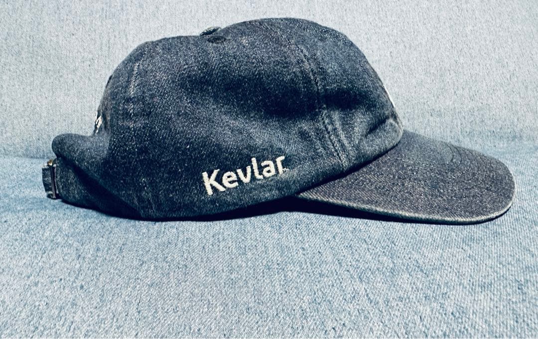 Supreme Kevlar Denim S Logo 6-Panel cap