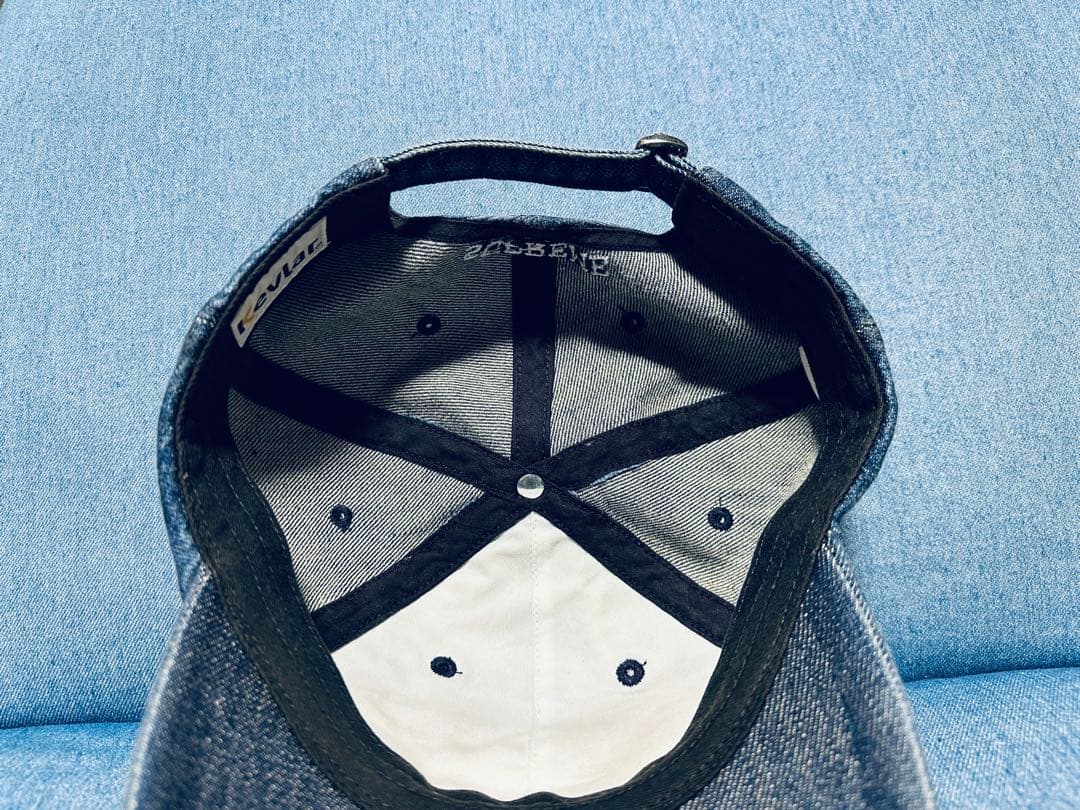 Supreme Kevlar Denim S Logo 6-Panel cap