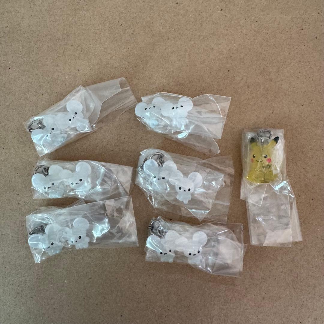 ポケモン めじるしアクセサリー　ワッカネズミ　ピカチュウ　まとめ売り ポケモン めじるしアクセサリー2 ピカチュウ ワッカネズミ マリル