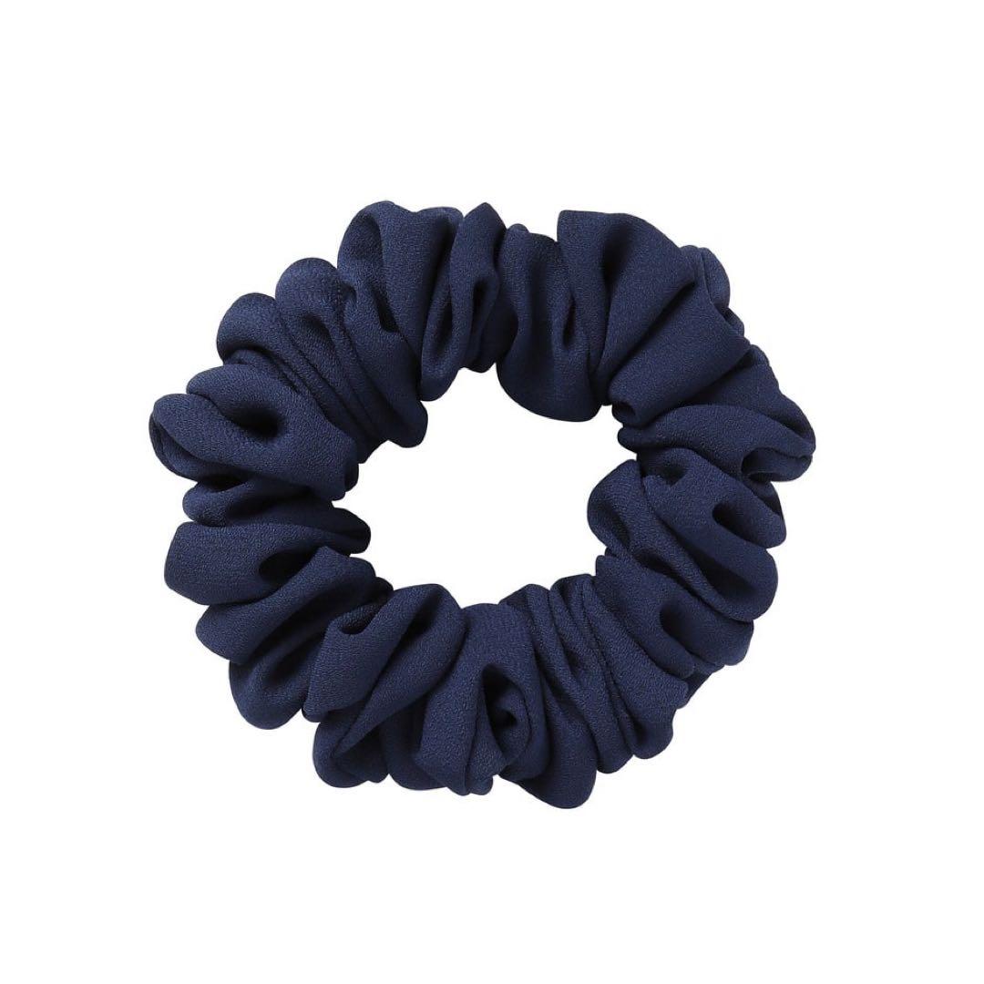 ALEXANDRE DE PARIS シュシュ　ネイビー