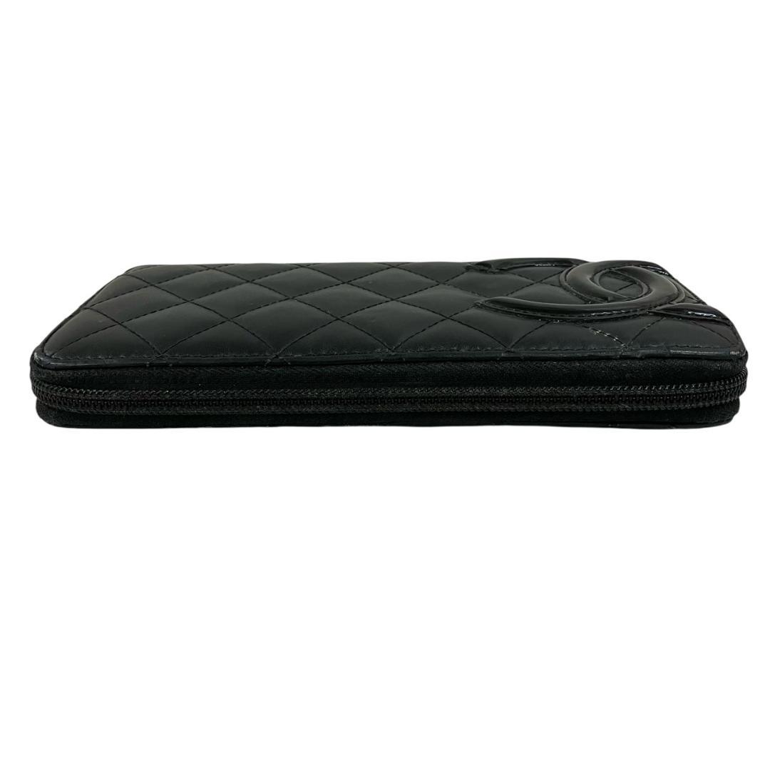 CHANEL ブラック キルティング 長財布 - メルカリ