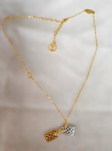 美品 ルイヴィトン ネックレス・ナノグラム_GLD メッキ GLD レディース ルイヴィトン コリエルイゼット ネックレス ゴールド レディース