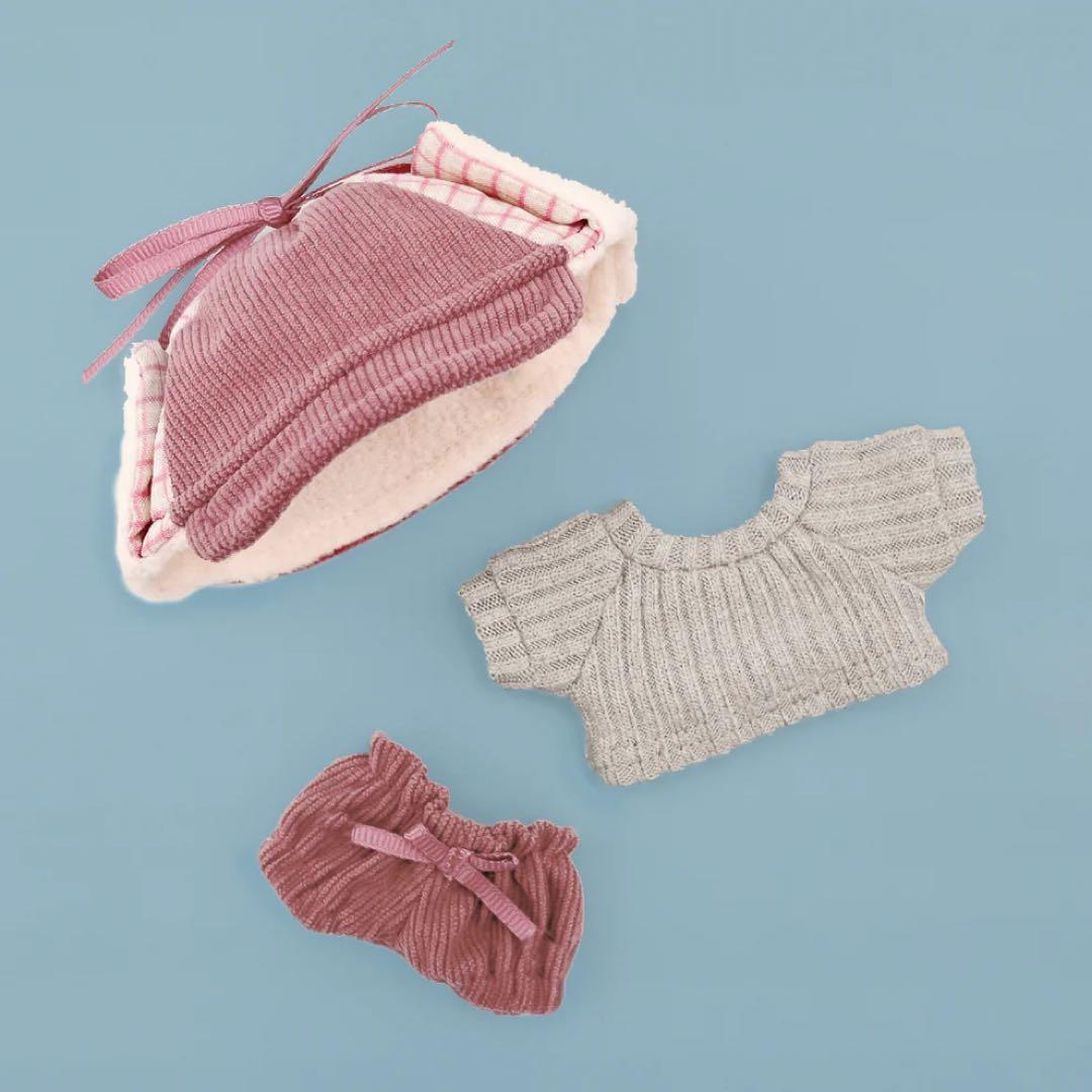 いつぬいおきがえシリーズ あったかフライトキャップセット ピンク