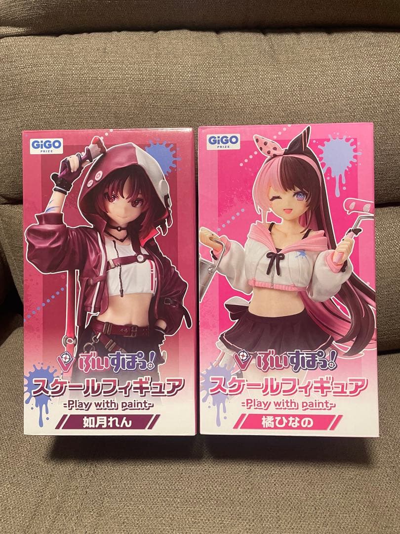 ぶいすぽ　如月れん　橘ひなの　フィギュア2種セット　gigo スケール