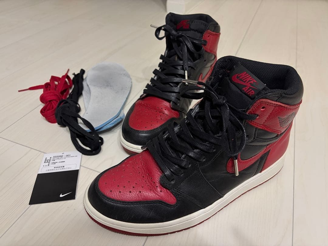 ナイキ Nike Air Jordan1 レトロ ハイ OG Bred