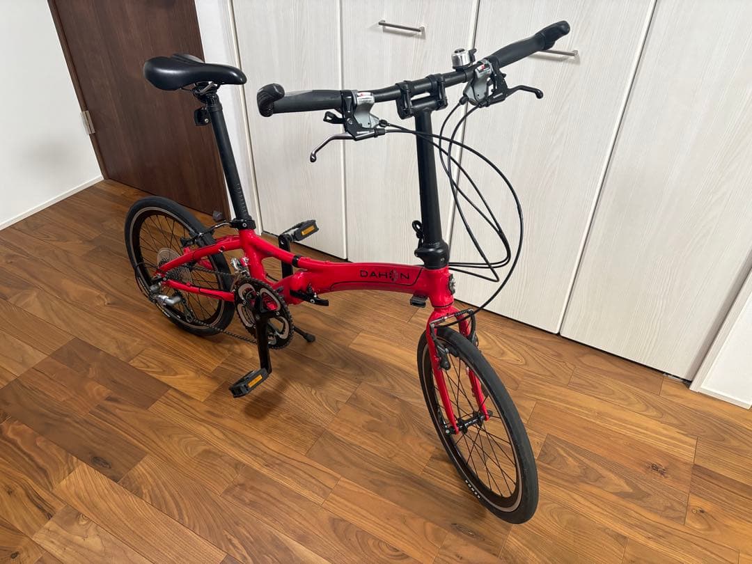 DAHON 折りたたみ自転車 赤 DAHONの折り畳み自転車 オールドダホン 初期型 3ギアを買取致しました