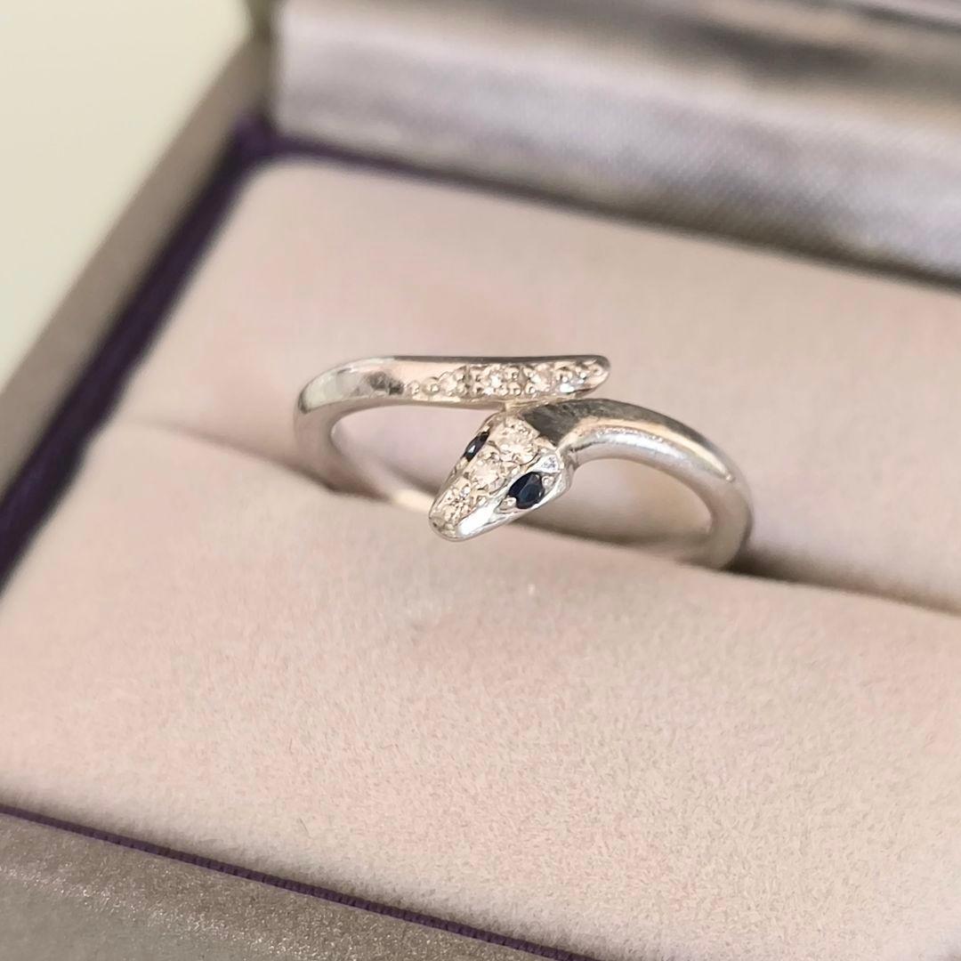 スタージュエリー プラチナ PYTHON KNOT ヘビ ピンキーリング 1号