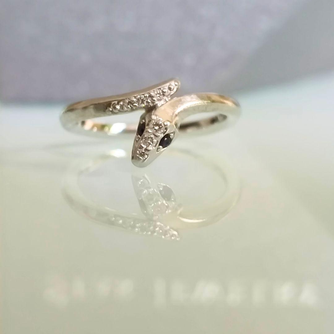 スタージュエリー プラチナ PYTHON KNOT ヘビ ピンキーリング 1号