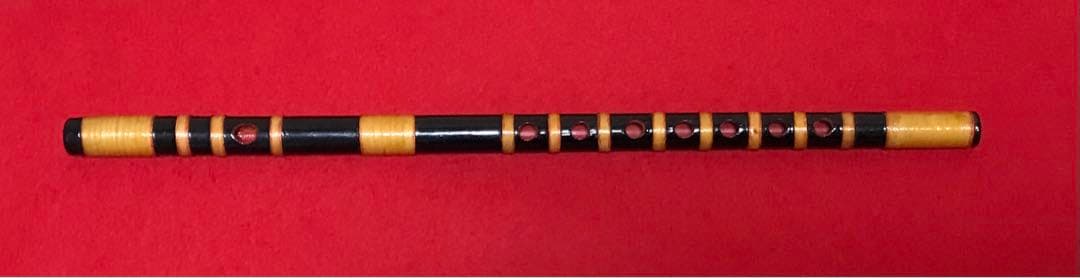 横笛254篠笛　6本調子　中古品 楽天市場】慶印籐巻篠笛 6穴6本調子 【ご注意】古典調のお囃子用の
