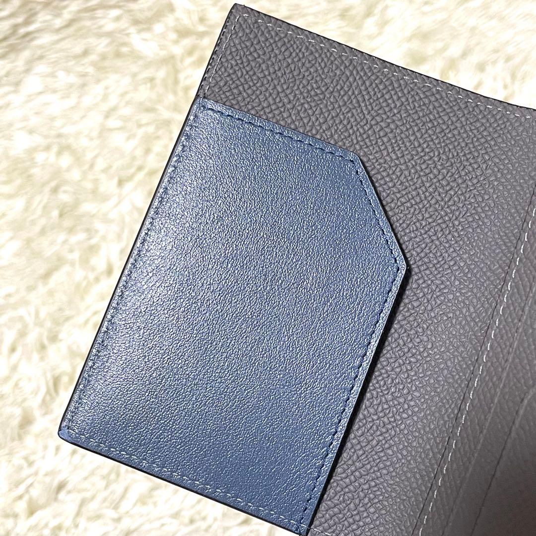 BONAVENTURA 【美品】名刺入れ カードケース レザー チャコールグレー