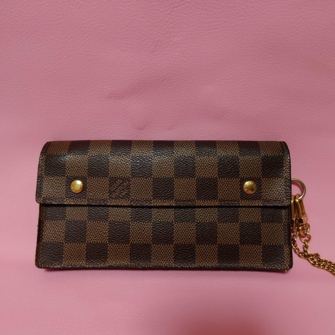 ダミエ 長財布チェーン付き LOUIS VUITTON（ルイ・ヴィトン） 財布/チェーンウォレット 長財布