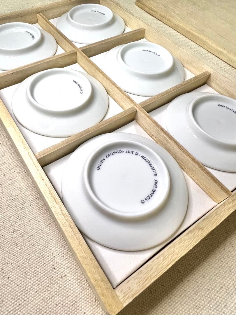 ファイナルファンタジー 30周年記念 豆皿セット 別れの物語展 ff 30th