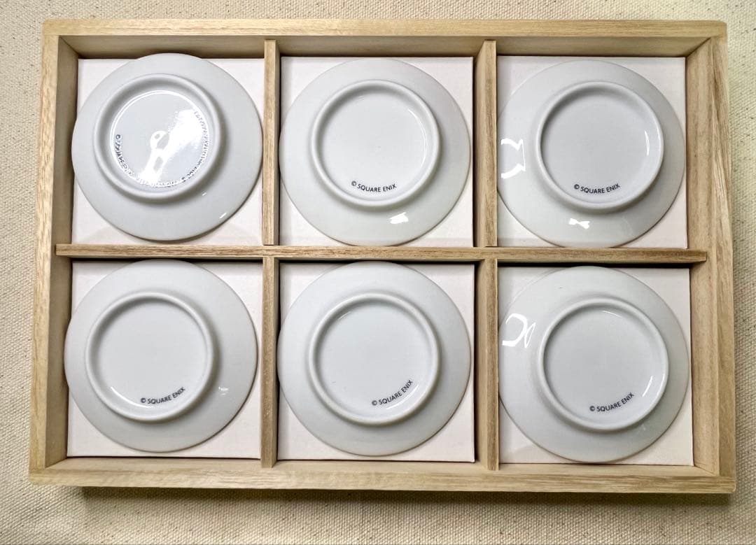 ファイナルファンタジー 30周年記念 豆皿セット 別れの物語展 ff 30th