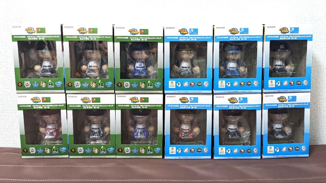 パワプロくん プライズアクションフィギュア 〈セ・パ12球団セット〉 コナミプライズコレクション
