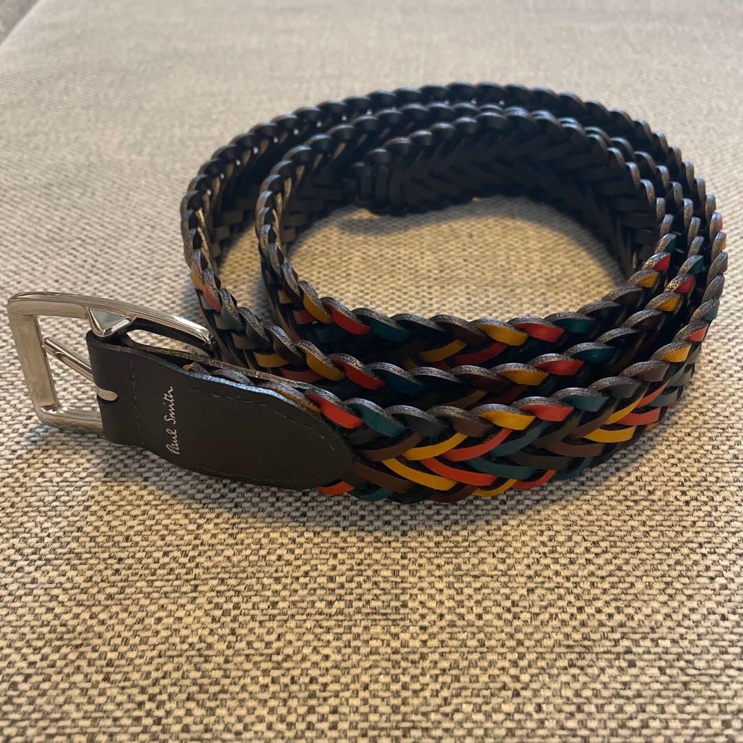 Paul Smith ポールスミス レザーメッシュベルト