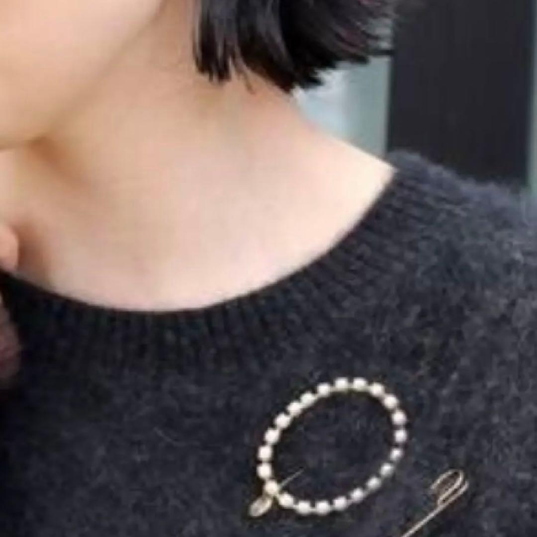 Junco Parisジュンコパリ パール　オーバル　ブローチ　IENA