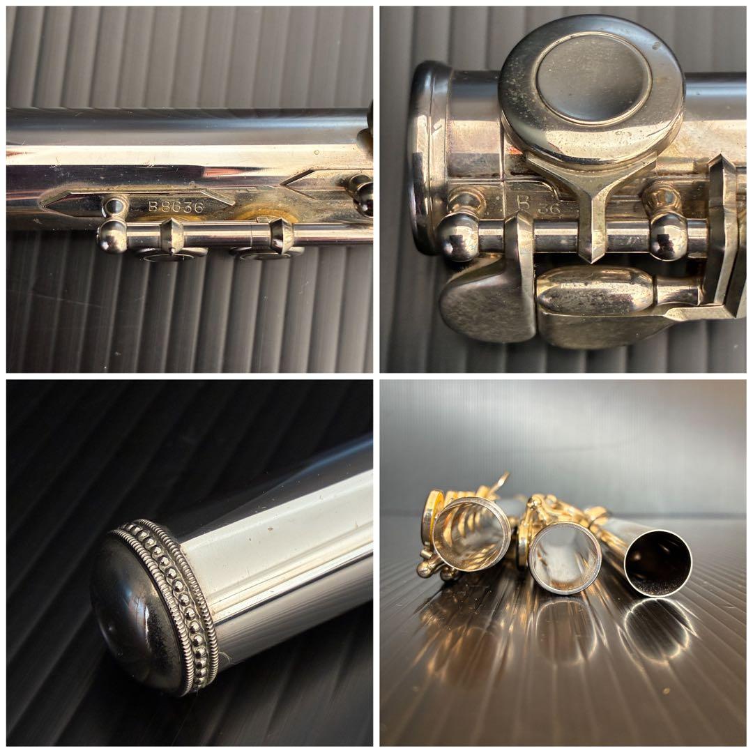 ムラマツ フルート B36 B8636刻印 管楽器 吹奏楽 レザーケース - メルカリ