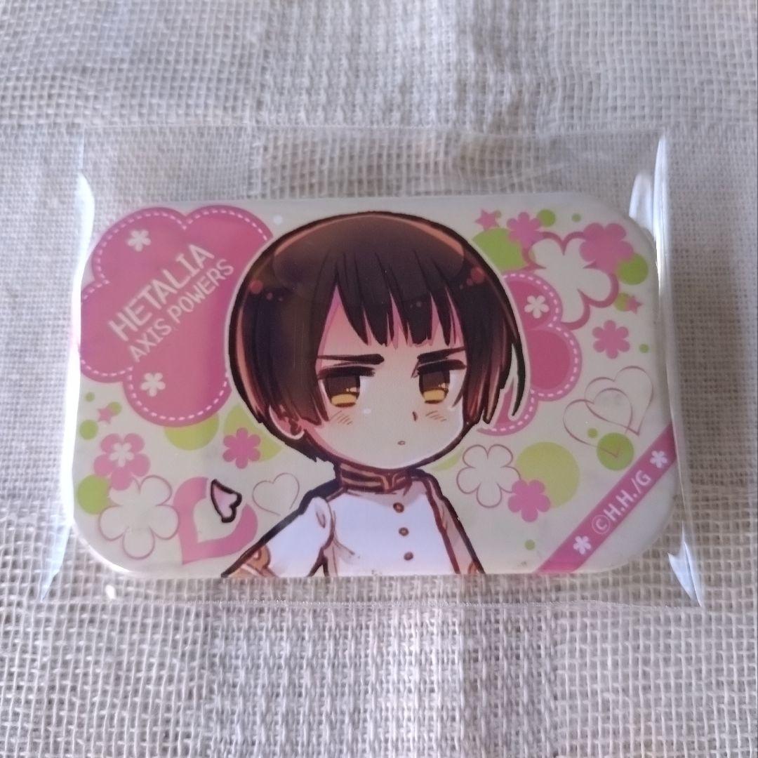 ヘタリア　日本　ヒサゴ　イベント限定　缶バッジ　よこ長缶