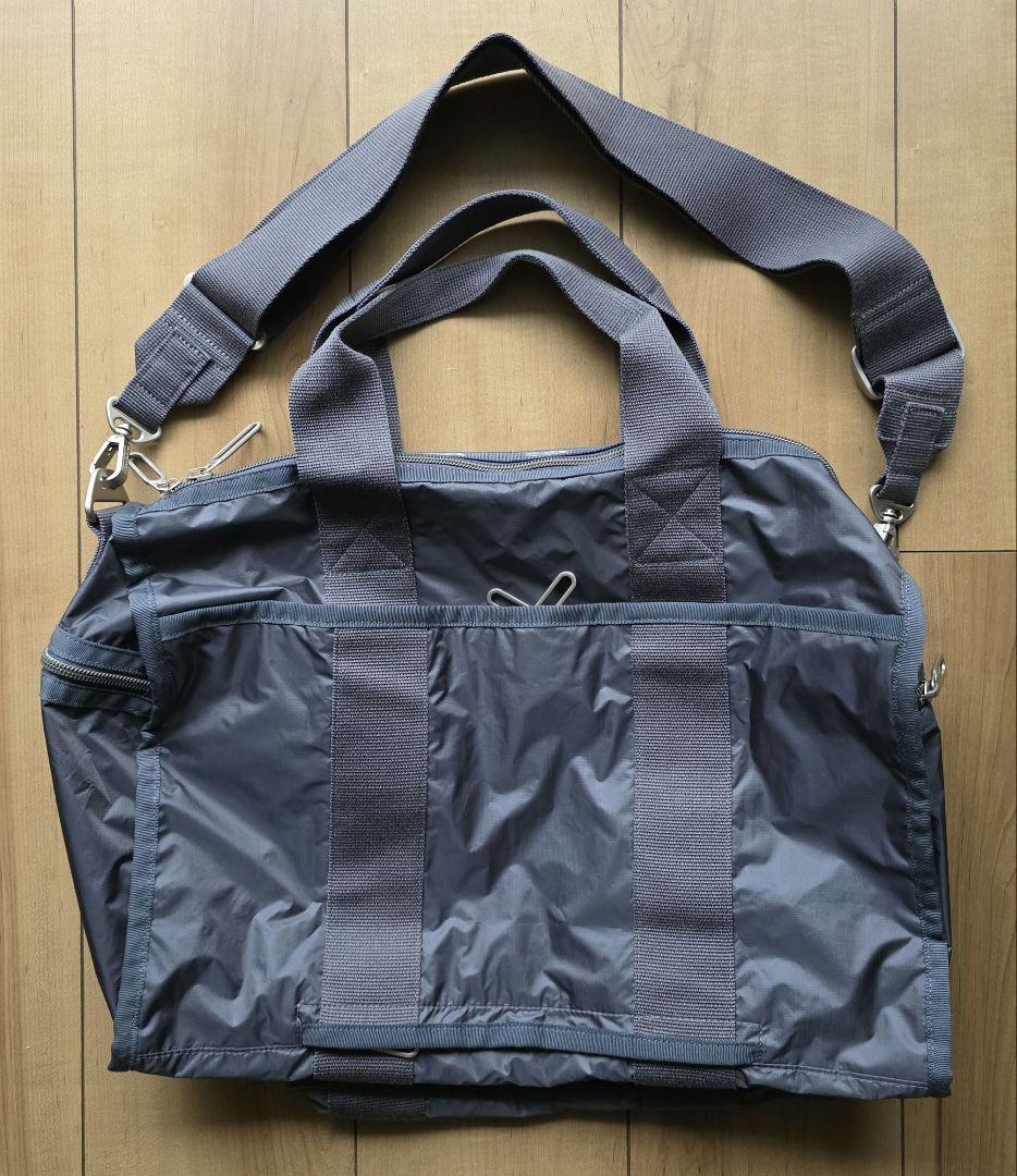 レスポ新品 ESSENTIAL MEDIUM DUFFLEシャドウグレーC