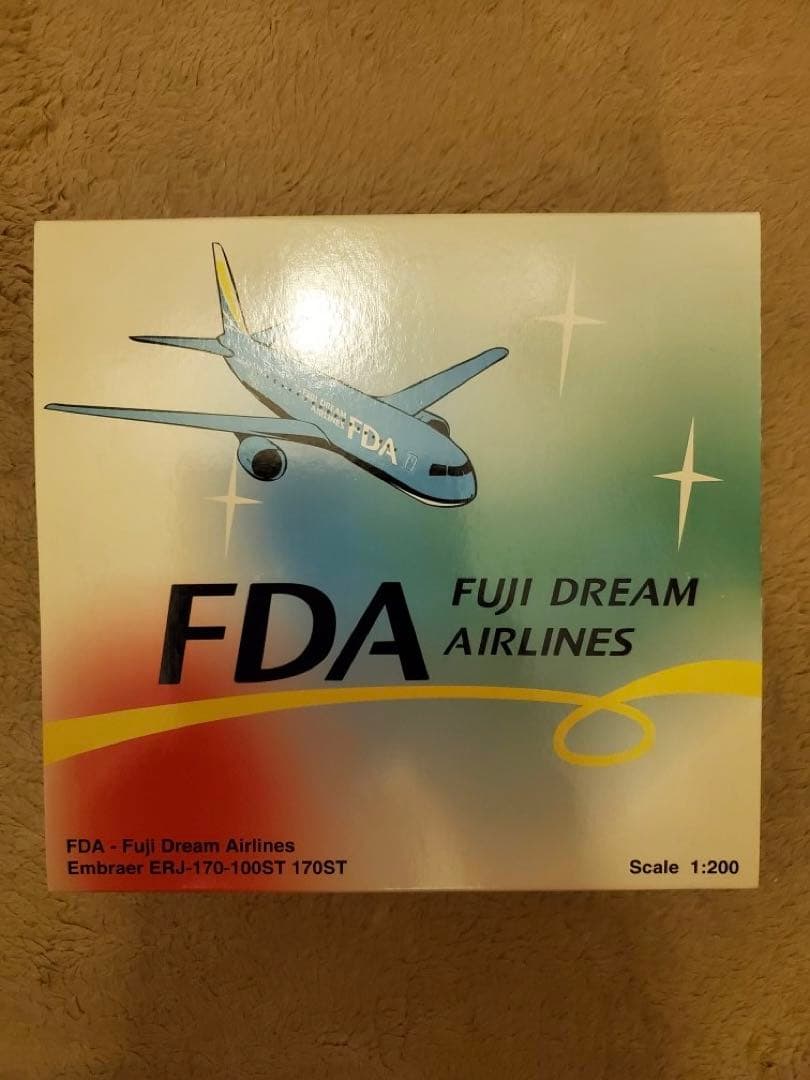 FDAフジドリームエアラインズ ERJ-1701型1/200 1号機 1/200 エンブラエル ERJ-170-170ST FDA フジドリームエアライン 2号機