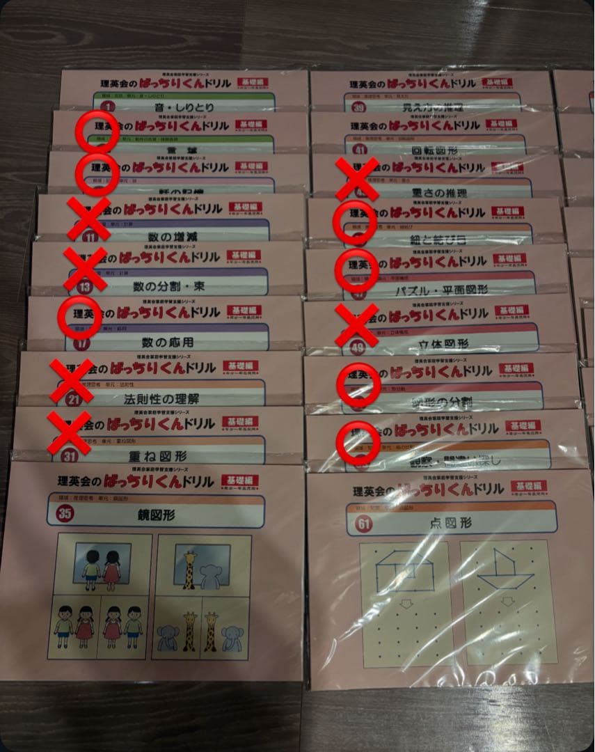 【まんまるちゃん】理英会　ばっちりくんドリル
