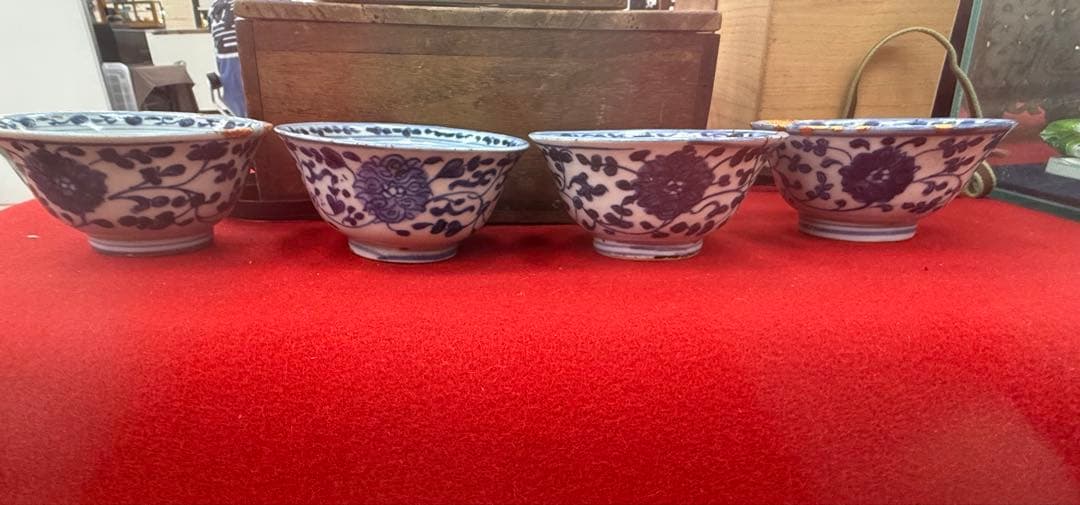 中国　嘉慶年製　染付　湯呑み4点　送料込み250504 2026年最新】Yahoo!オークション -古染付(陶磁一般)の中古品・新品・未