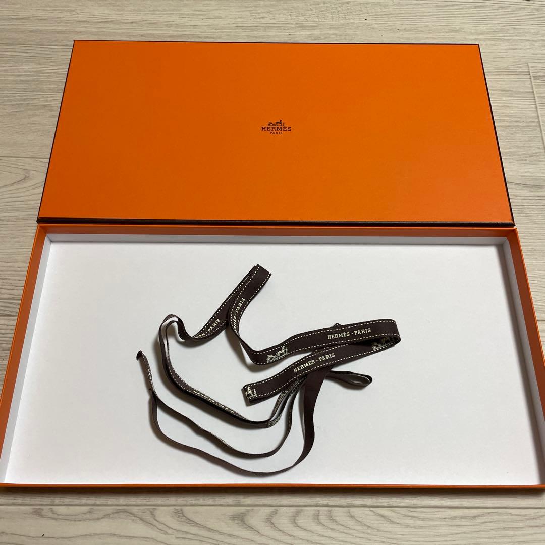 HERMÈS（エルメス）空箱＋純正リボン 18cm×36cm - メルカリ