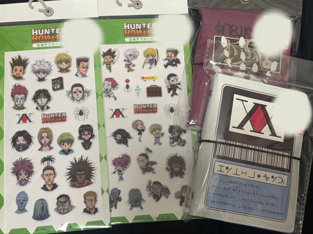 ハンターハンターシール帳 立体デコシール しまむら HUNTER×HUNTER