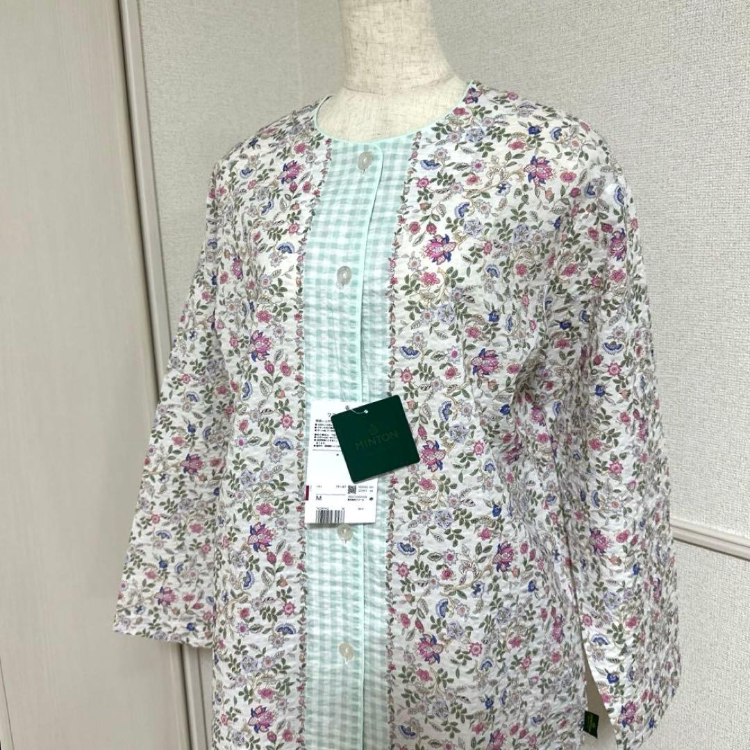 新品未使用タグ付　ワコールミントンパジャマ　サラッと涼しい綿クレープMサイズ 新品未使用タグ付 ワコールミントンパジャマ サラッと涼しい綿クレープ