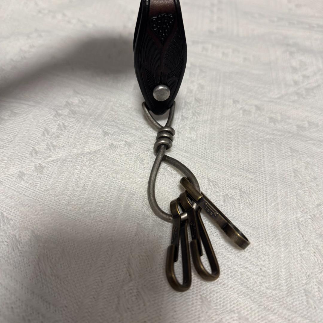 RRL ダブルアールエル レザーキーフォブ - メルカリ