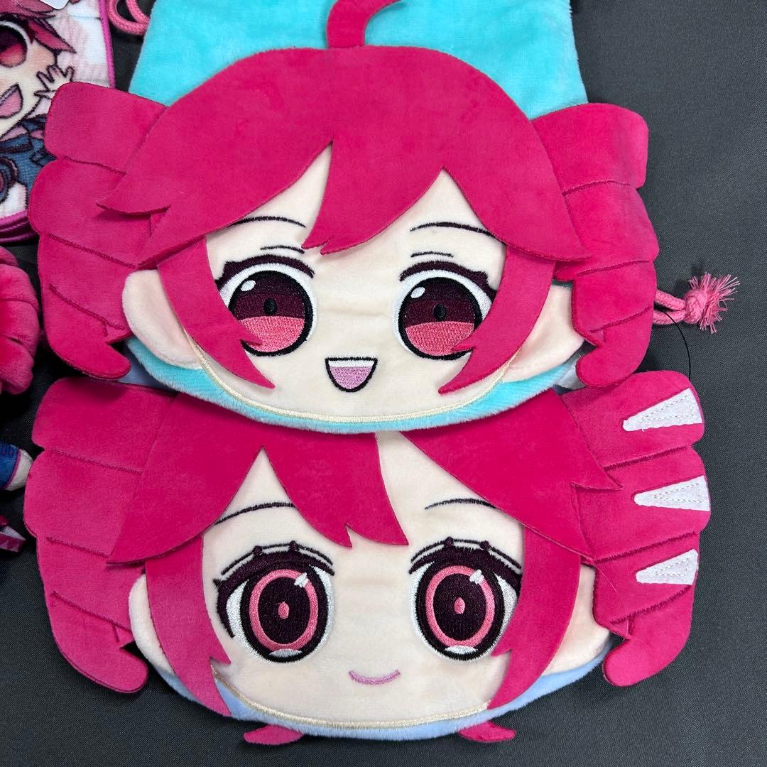 重音テト しまむら ぬいぐるみ マスコットチャーム 巾着袋 ハンカチ