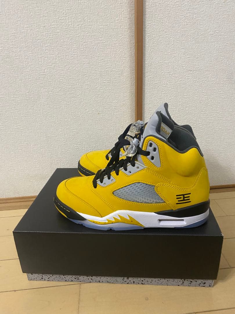 エアジョーダン 5 T23 イエロー 25.5cm