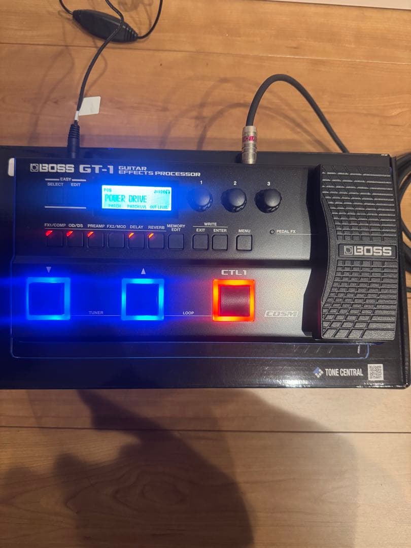 BOSS GT-1 専用アダプターPSA-100S2付き