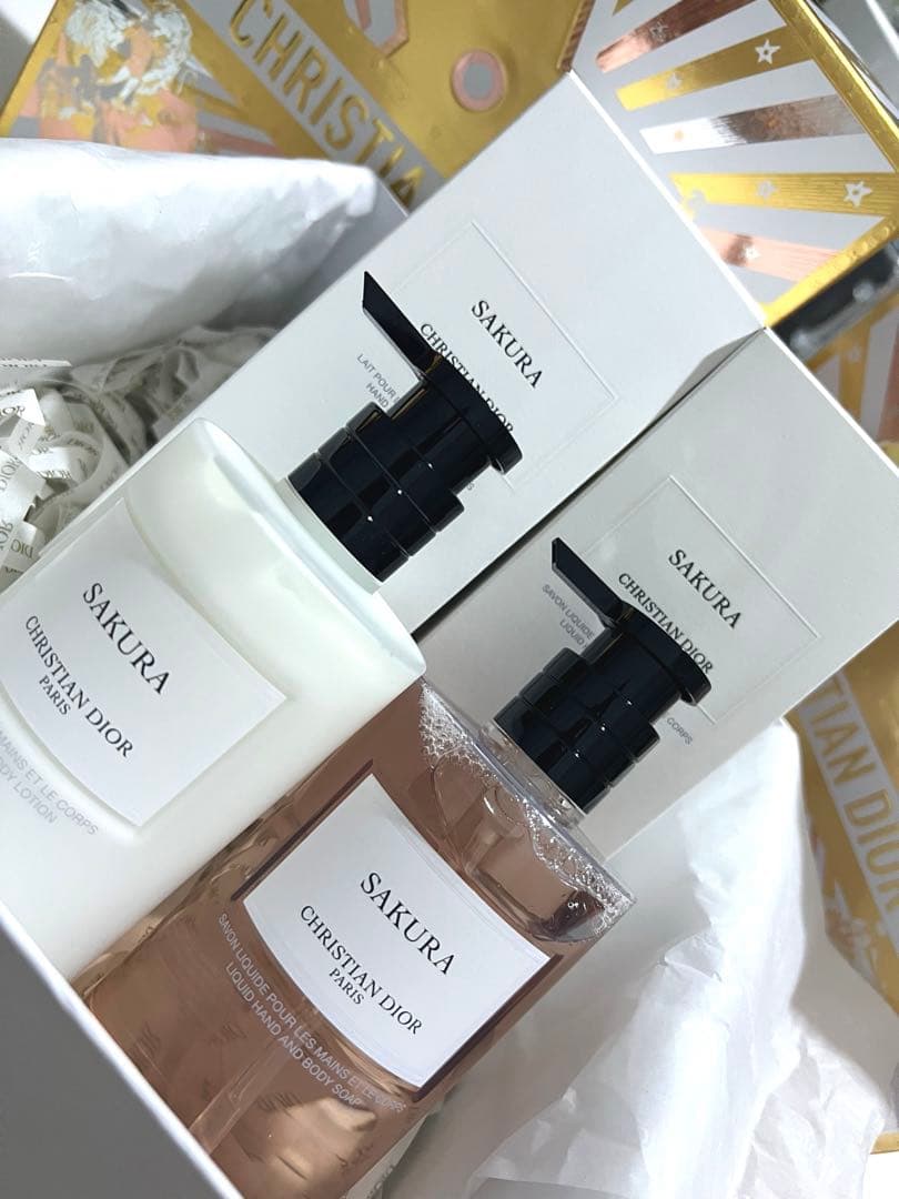 CHRISTIAN DIOR SAKURA ボディローション×ソープセット新品