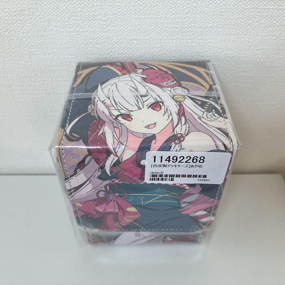 百鬼あやめ】合皮製 デッキケース ホロライブ 大会 優勝 本格 構築