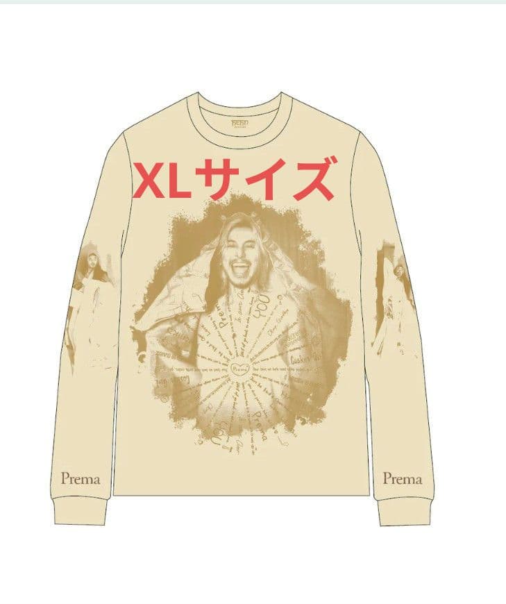 藤井風 Faded Prema Long Sleeve Tシャツ　XL