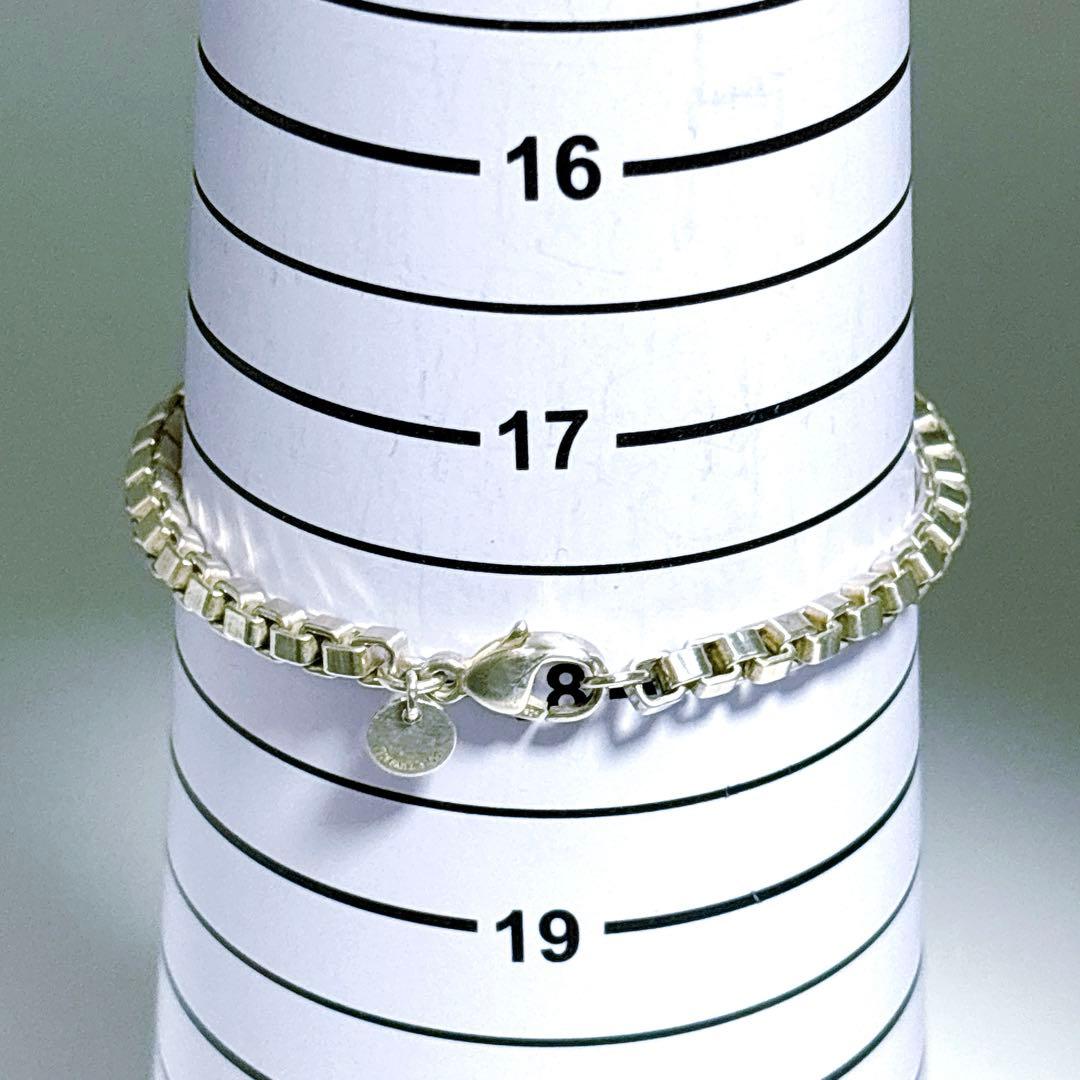 【美品】19.2cm ティファニー ベネチアン ブレスレット シルバー925