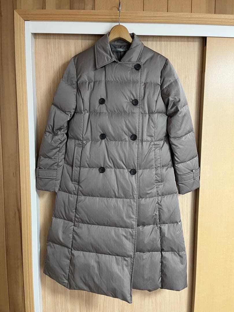 theory luxe グレー ダウンコート ロング クリーニング済 38 - メルカリ