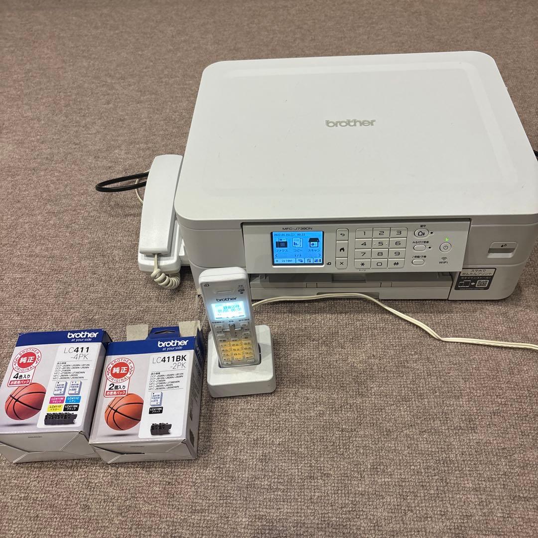 MFC-J739DN インクジェットプリンター　ブラザー予備純正インク付き複合機