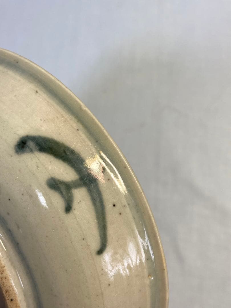 1114中国 清時代 青華花卉紋中皿② アンティーク 送料込み1115 - メルカリ