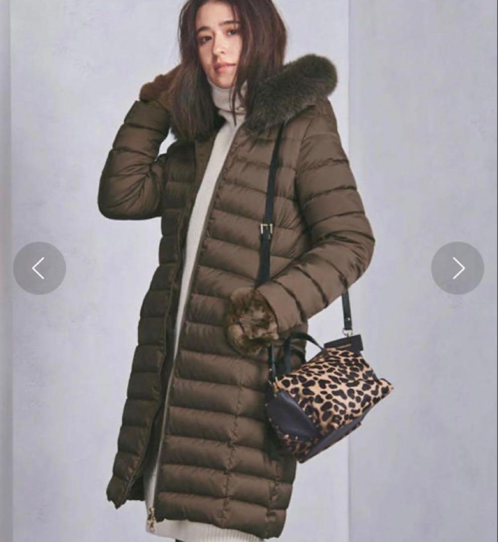 ユナイテッドアローズ フォックスファー UBCB フーデッド ダウンコート　40