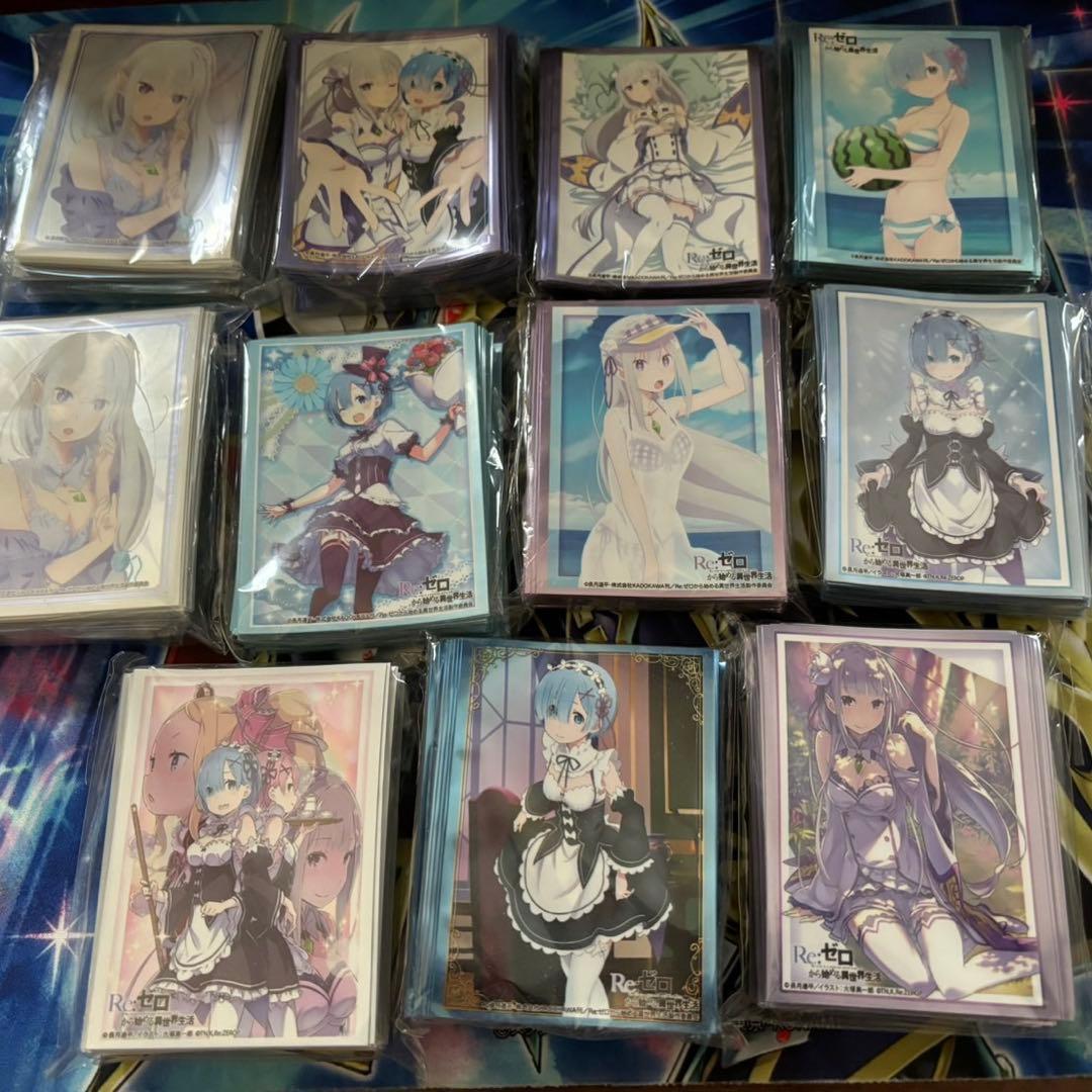 Re:ゼロから始まる異世界生活　 スリーブセット　 エミリア　レム 2026年最新】リゼロ スリーブ エミリアの人気アイテム - メルカリ